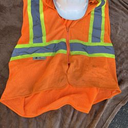 Safety’s Helmet And Vest 