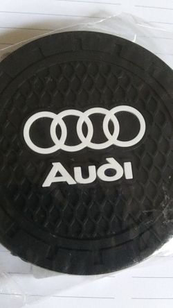 NEW AUDI RUBBER CAR COASTERS