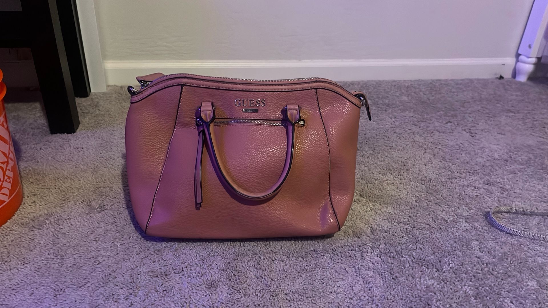 Pinkish-Orange Coach Bag