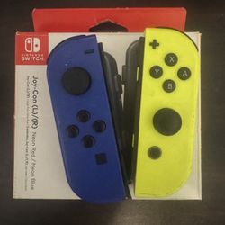 Nintendo Joy-Con Pair L-R L/R Blue & Neon Yellow