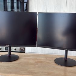 DUAL ACER XV271 NITRO GAMING MONITORS