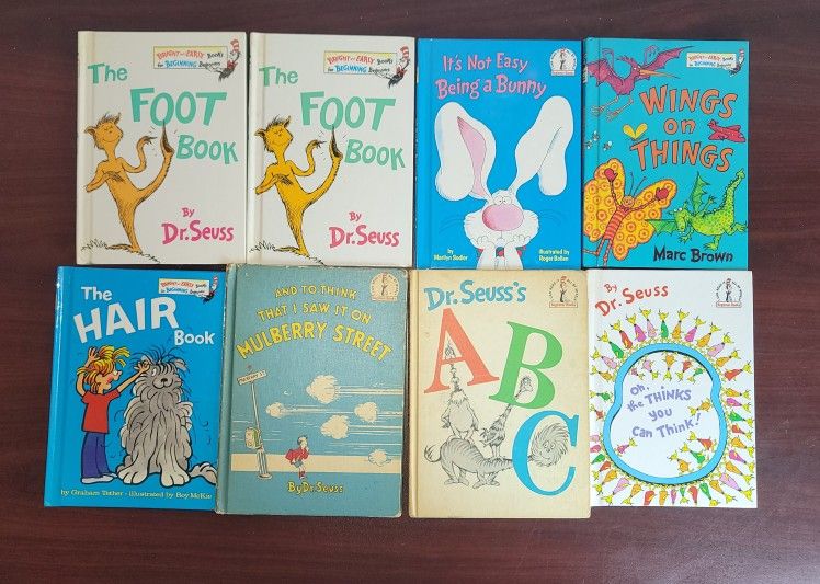 Vintage Dr Seuss Books Lot (8)