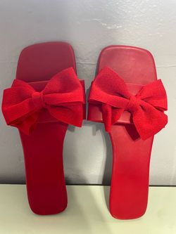Red Shein sandals