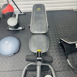 Gold Gym XRS 20 Bench + Weight Press Bar 