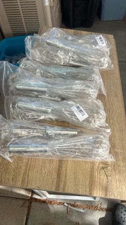 6 - 3pack Stainless Whisk 