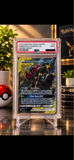 PSA 9 Umbreon & Darkrai GX 125/236 Unified Minds