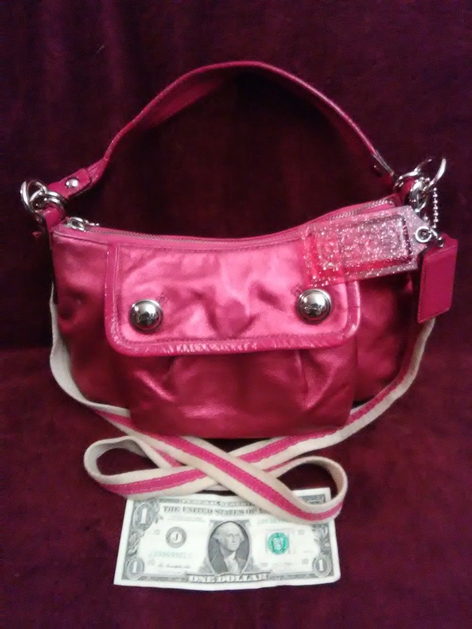 Coach small leather handbag-No.G0973-13850