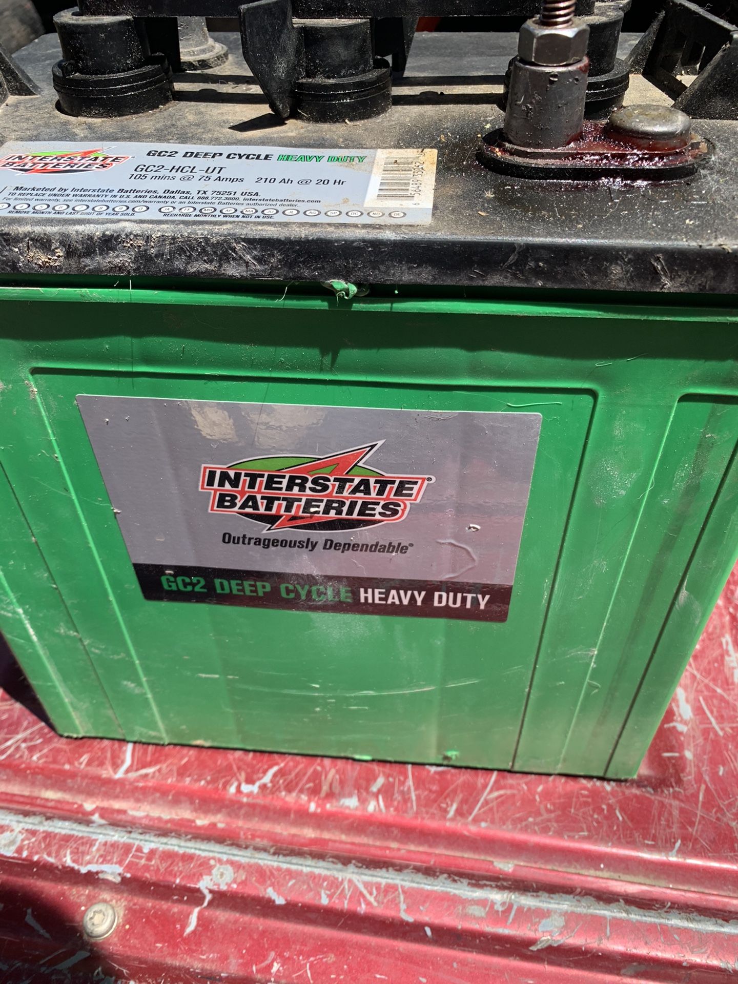 Golf cart battery