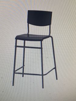 Set Of 2 IKEA STIG Barstools And With Backrest Stackable Seat Height 29”