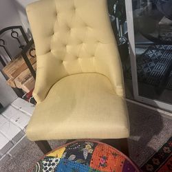 White Leather Couch, And Two Chairs For Sale
