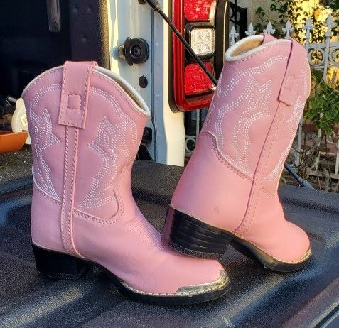 Pink "Durango" Kids Western Boots
