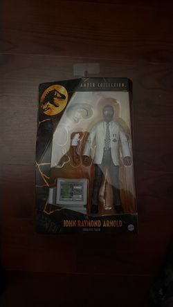 Jurassic Park John Raymond Arnold Amber Collection Figure