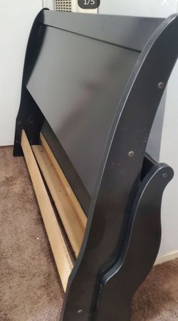 QUEEN SLEIGH BED FRAME $50 (NO MATTRESS)