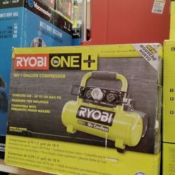 RYOBI 18V CORDLEES 1 GALLON COMPRESSOR (TOOL ONLY)