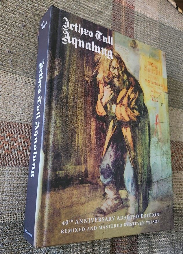 JETHRO TULL AQUALUNG 40TH ANIVERSARY ORIGINAL 2016 ADAPTED SET 2 CD /2 DVD Book