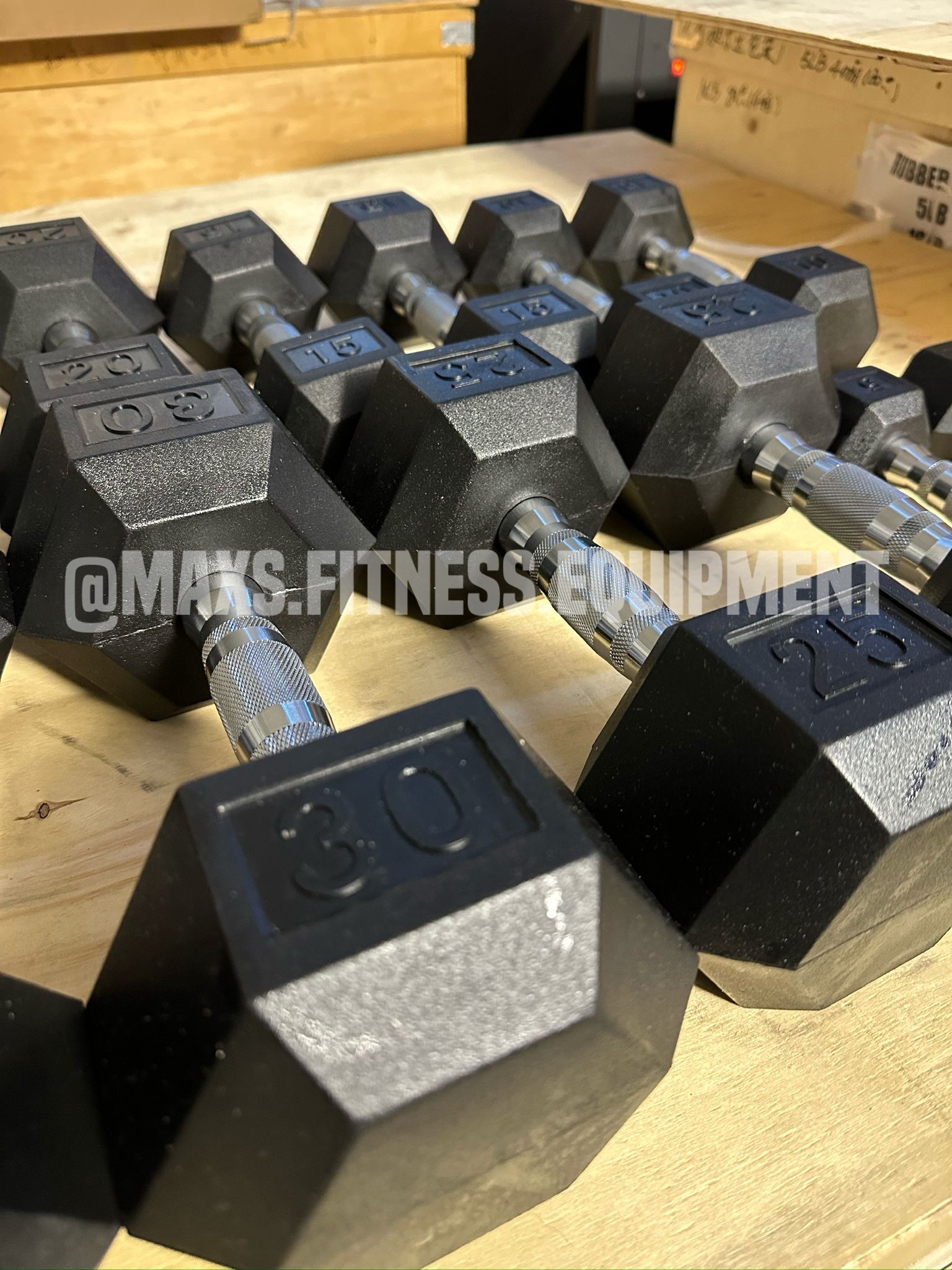 New Dumbbells Set 5-30 With Rack 🎁