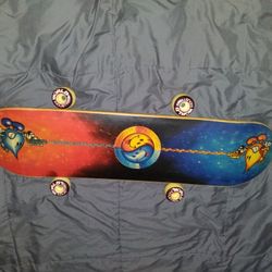 Mint 1997 Skateboard Deck. Yin An Yang Battle World Industy