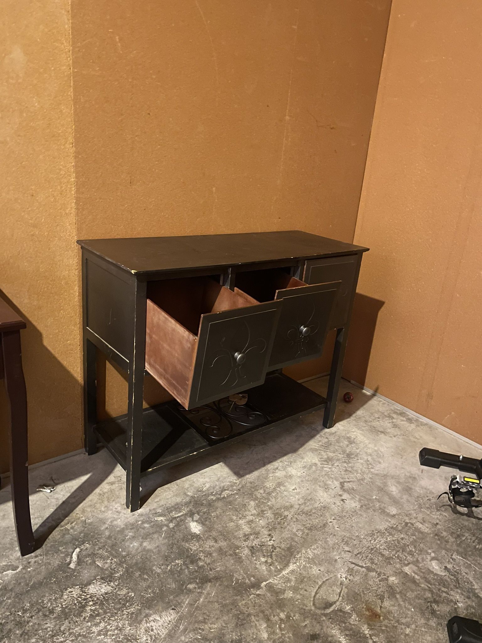 3 Drawer Console TV Stand And Storage