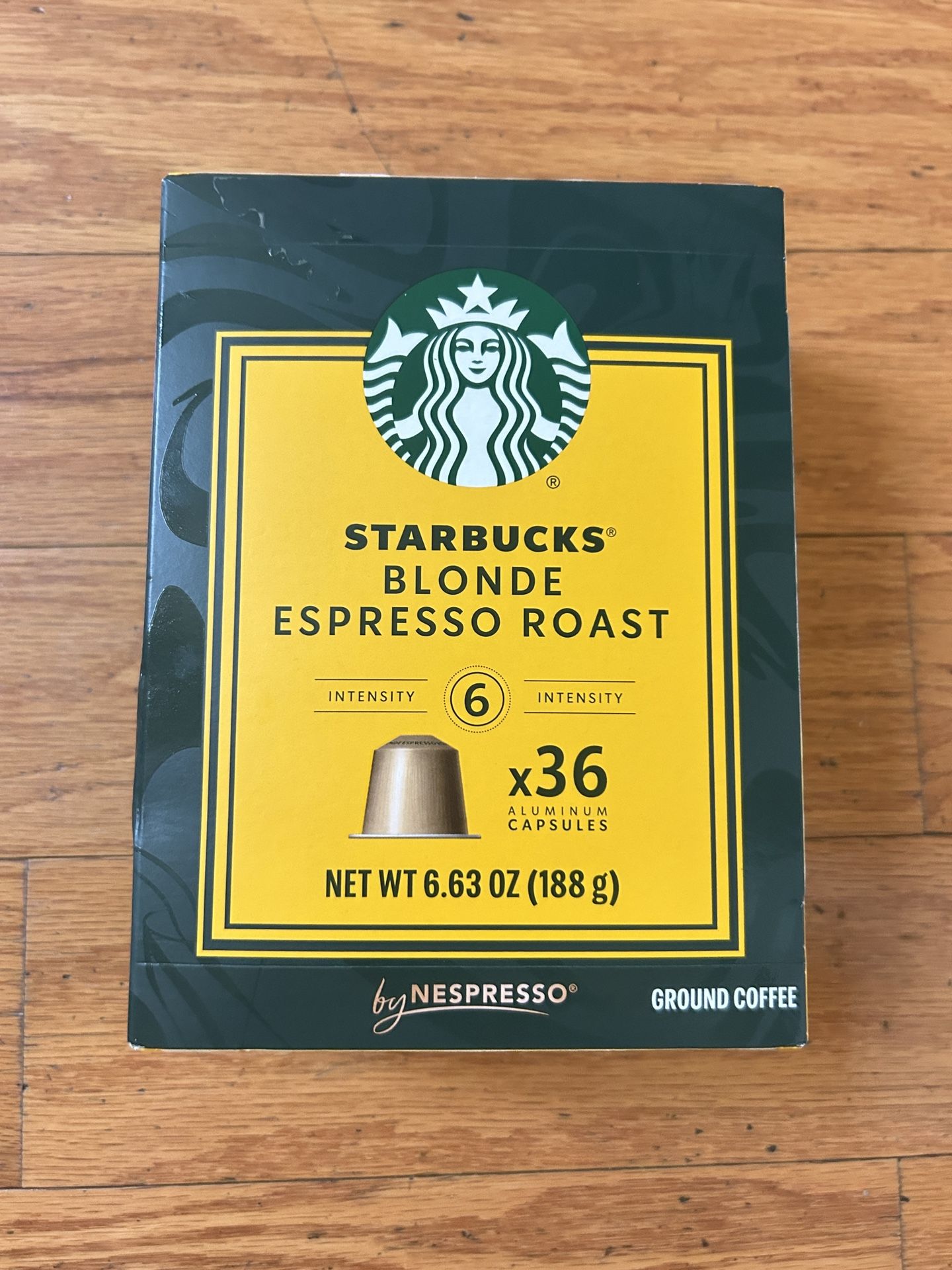 NWT Starbucks Blonde Espresso Roast, Nespresso Pods, 36 Count