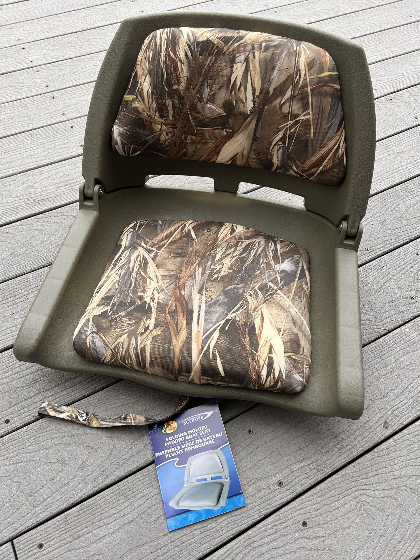 Bass Pro Padded Folding Boat Seat