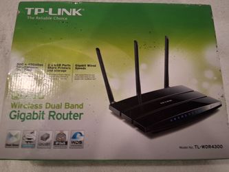 Wireless Dual Band router (black)