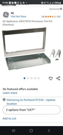 NIB GE 27" Microwave Trim Kit