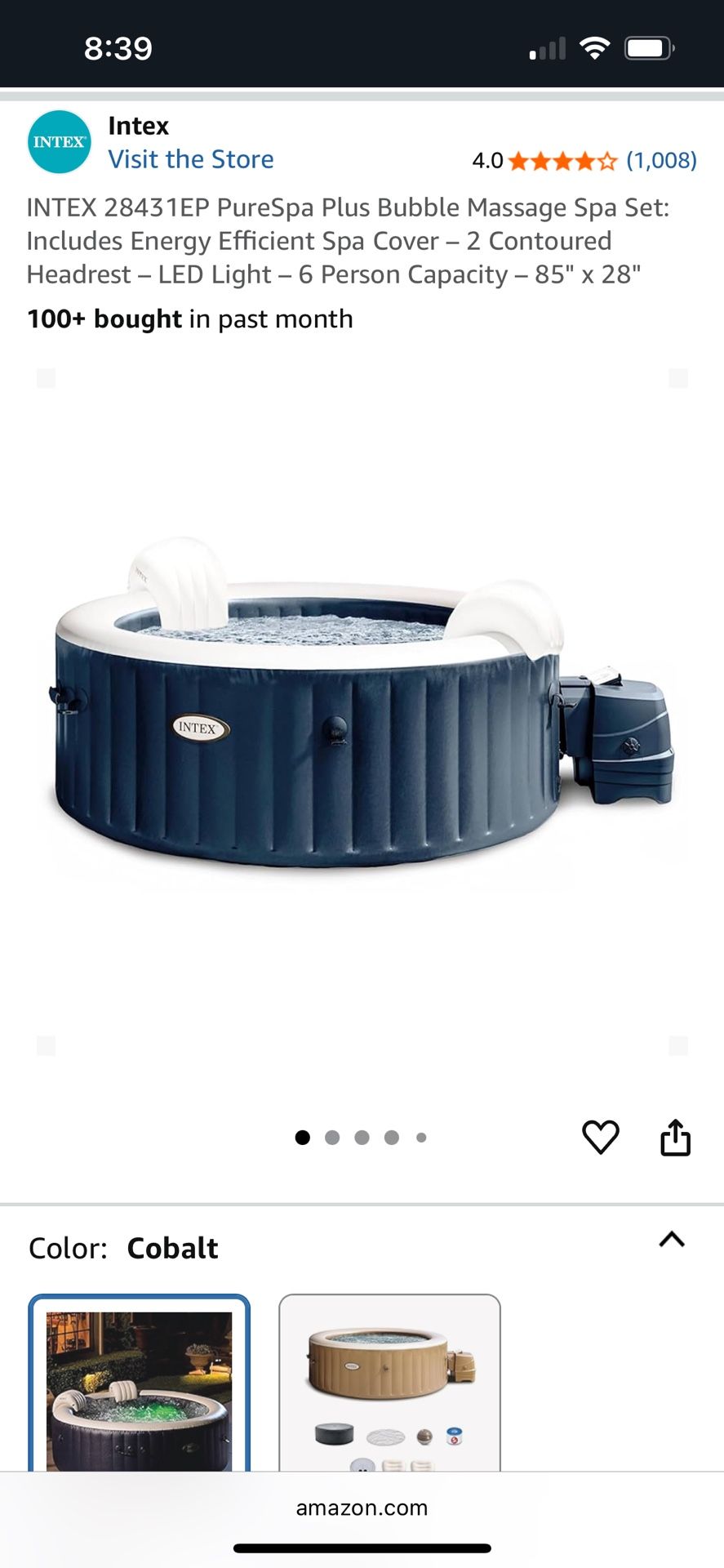 Intex PureSpa Plus