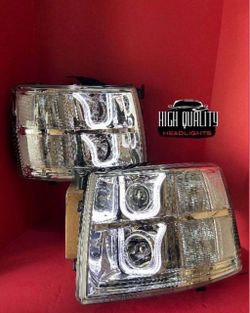 Chevy Silverado 2007. 2013 headlights.