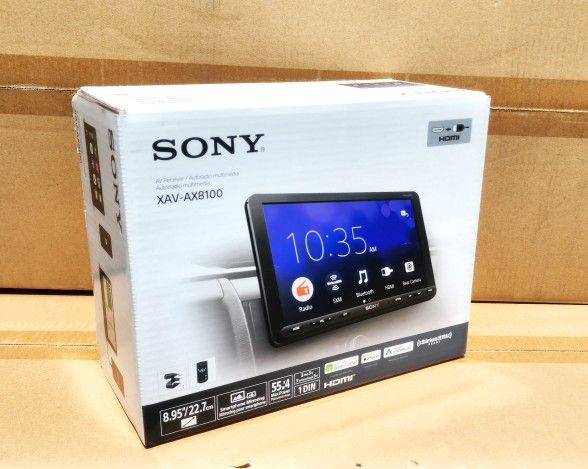 Sony 9" Touchscreen Stereo HDMI YouTube Netflix USB Apple Carplay Android Auto XAV-AX8100 🚨 Payment Options Available 🚨 No Credit Needed 🚨