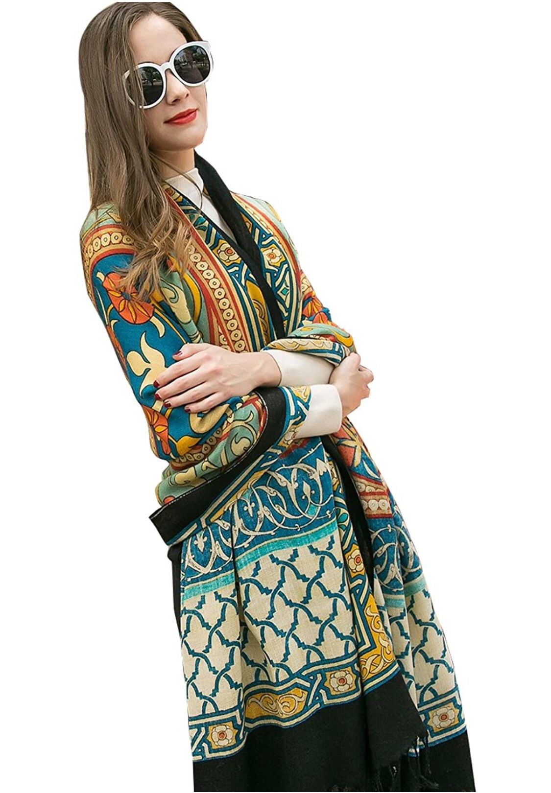 Extra Large 100% Australia Fine Wool Shawls /Scarf-96inx43in