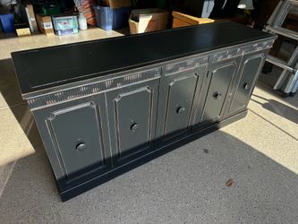 Vintage Stanley Sideboard / Credenza / Buffet Cabinet – Professionally Refinished