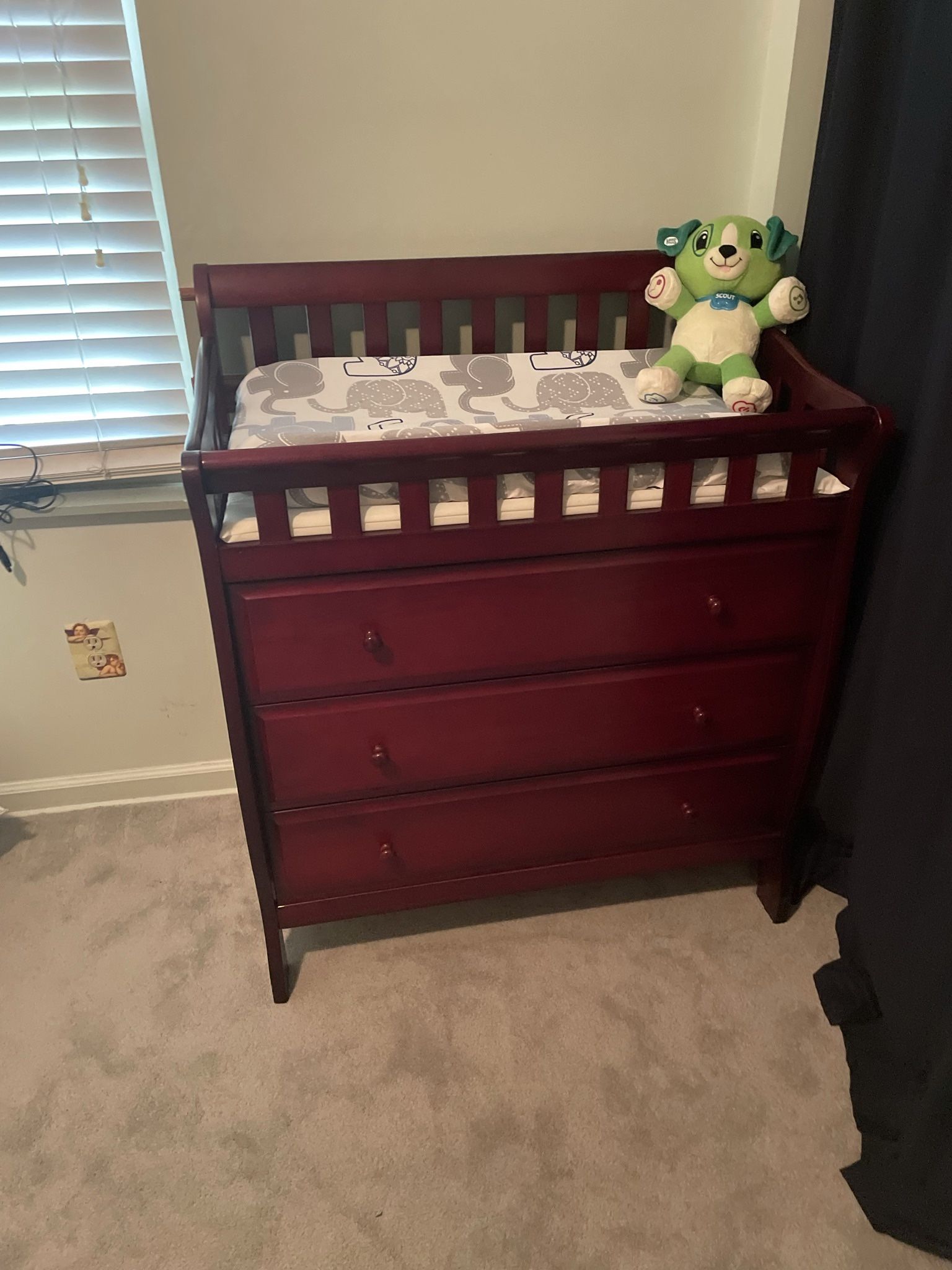 Crib And Changing Dresser