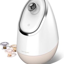 Vanity Planet Aira Ionic Facial Steamer Nozzle, 3 Essential Oil Baskets Open Box