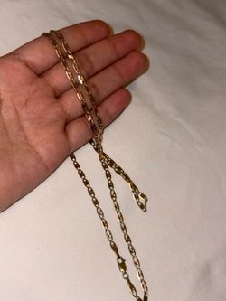 10K Gold Chain – Three-Tone Gold