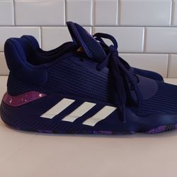 New Adidas Pro Bounce 2019 Low Purple Basketball Shoes Men's Size 12