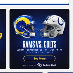 Los Angeles Rams Vs Indianapolis Colts