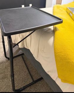 Black Metal and Glass Console Table