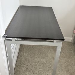 Metal Frame And Wood top Table