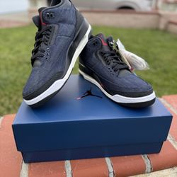 Jordan 3 Levi’s Indigo Size 12