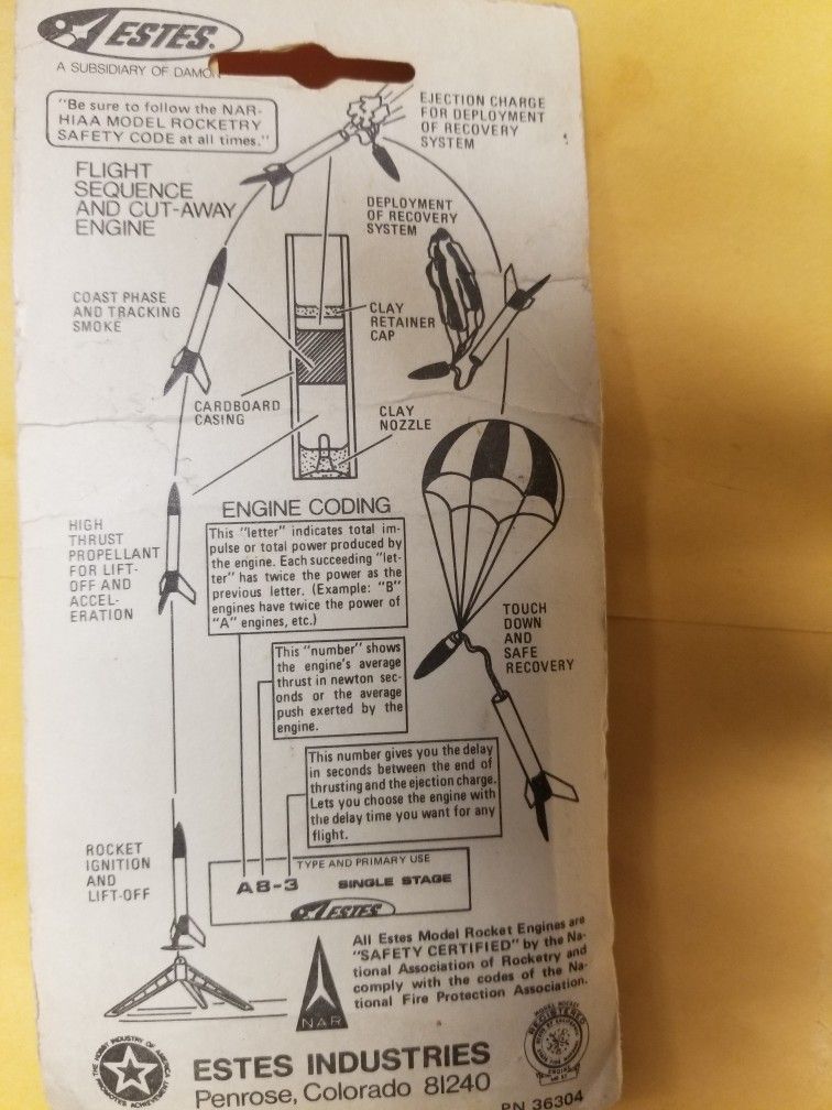 Estes C65 Model Rocket Engine 3/pk. by Estes for Sale in Glen Burnie