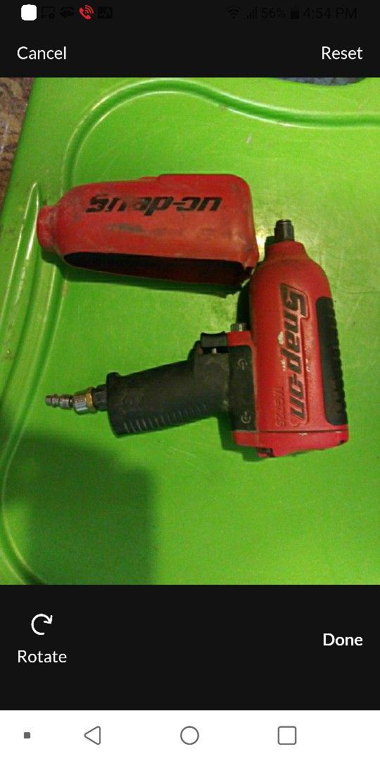 Snap On 1/2 Heavy Duty Air Impact Wrench MG725