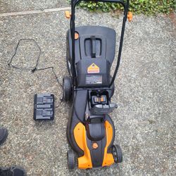 Worx WG744 40V (4.0A) 17" Lawn Mower with Mulching