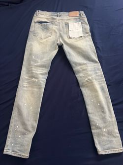 purple jeans