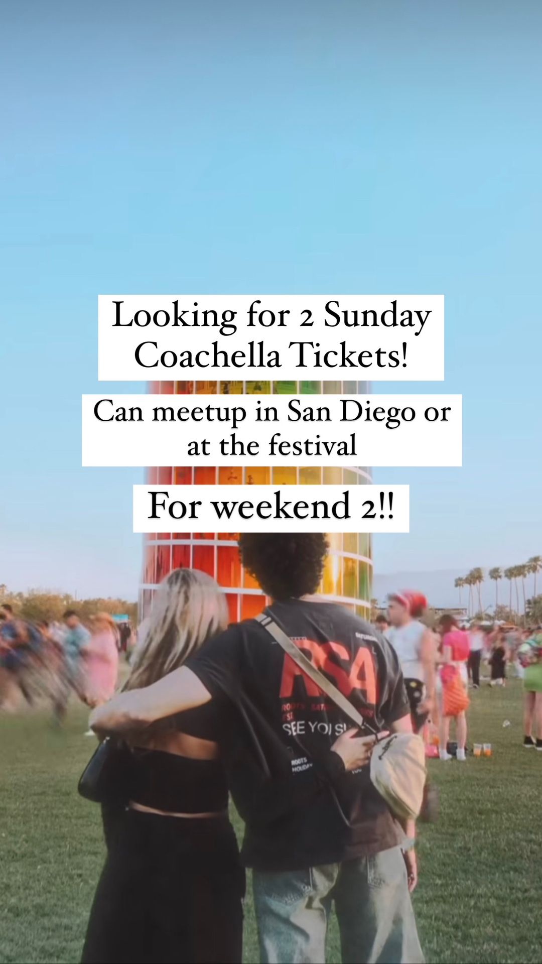 Looking Sunday Weekend 2 Coachella Tickets for Sale in San Diego, CA