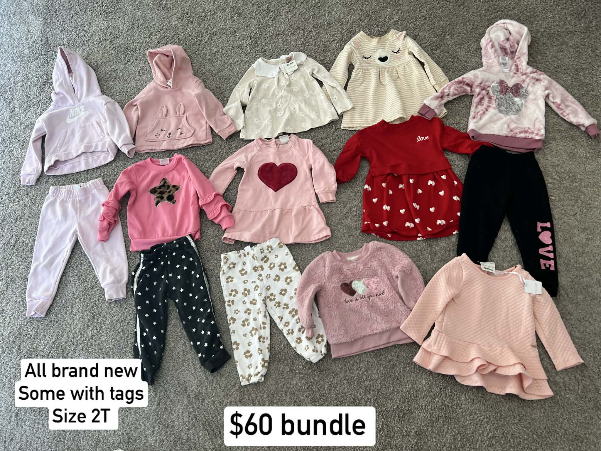 Baby Girl Winter Bundle Size 2T $60