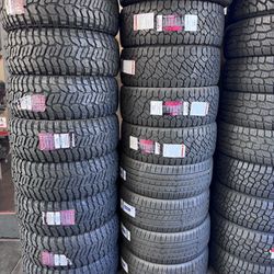 275/55R20 SET OF 4 TIRES WITH INSTALLATION AND BALANCING 