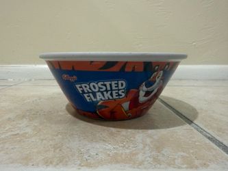 Vintage- Kellogg’s Tony The Tiger Frosted Flakes Cereal Bowl Melamine 2007