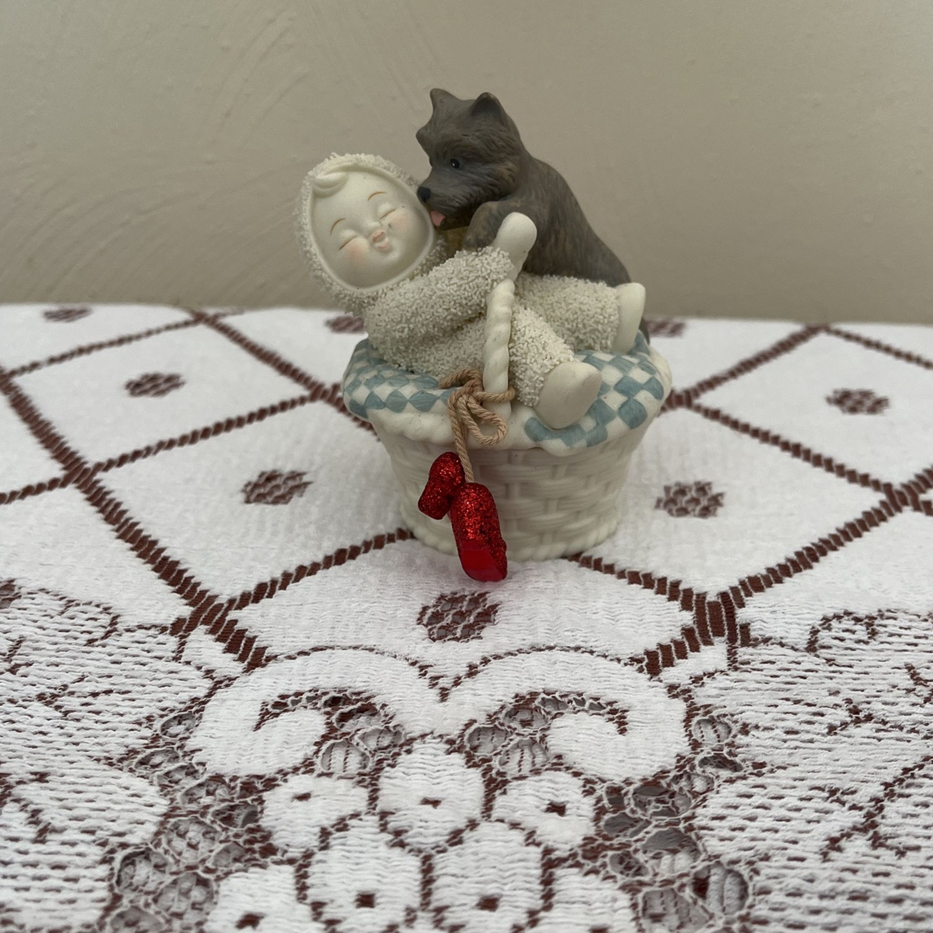 Snow Babies Department 56 Retired Wizard Of Oz Make Room For  Toto Figuring 2001 