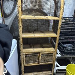  wicker shelf