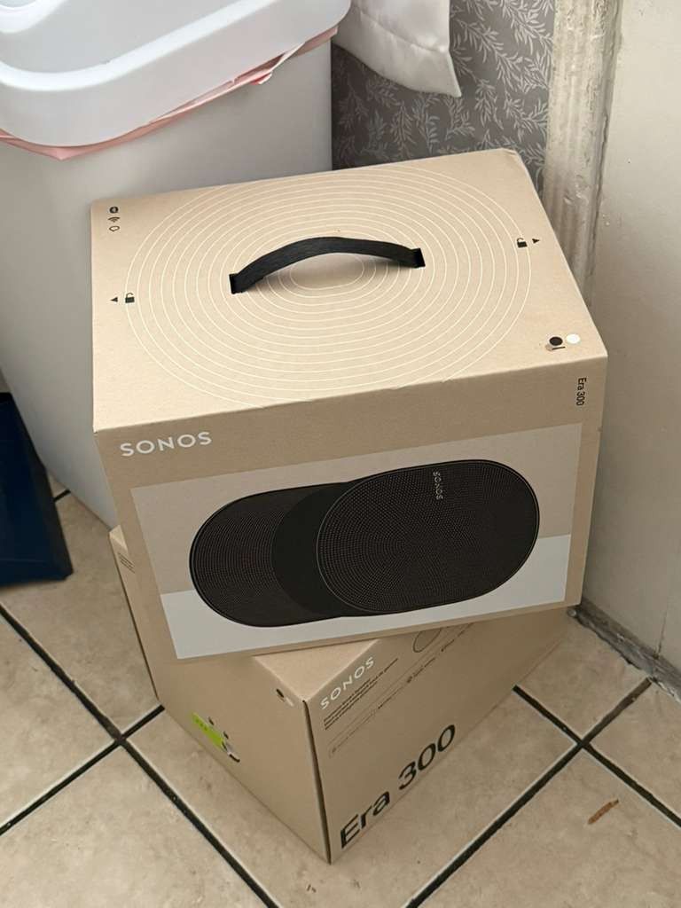 2 x Sonos Era 300 (Black) New Sealed! Includes Warranty!